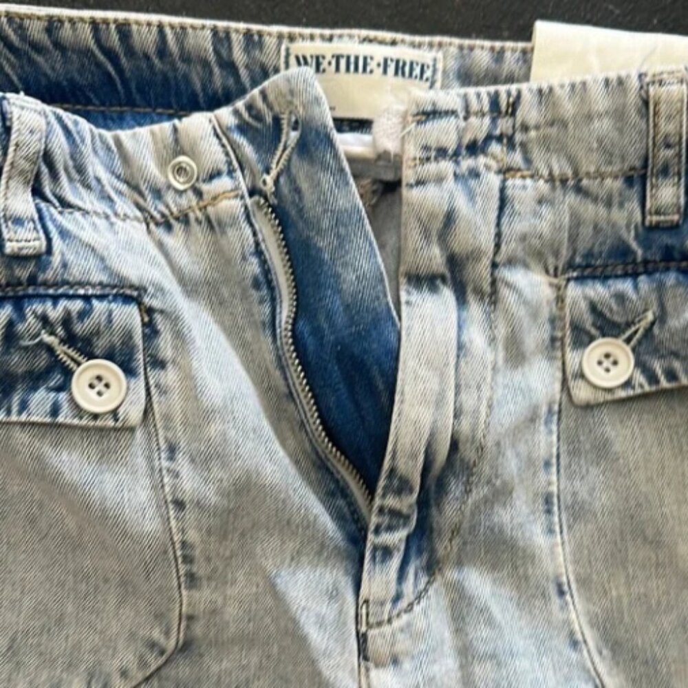 Free People Gray Wide-Leg Jeans - Picture 9 of 12